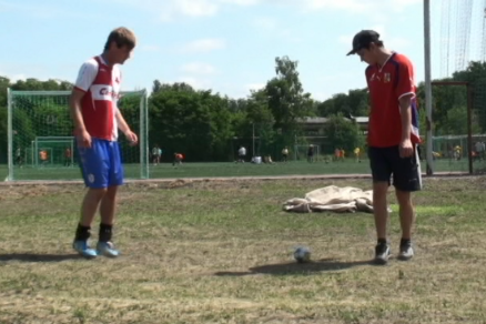 Bareback footballers